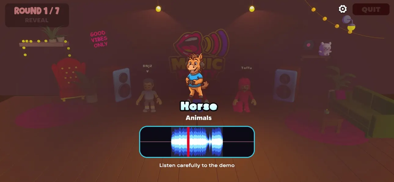 The reference sound drops: listen, you only get it once